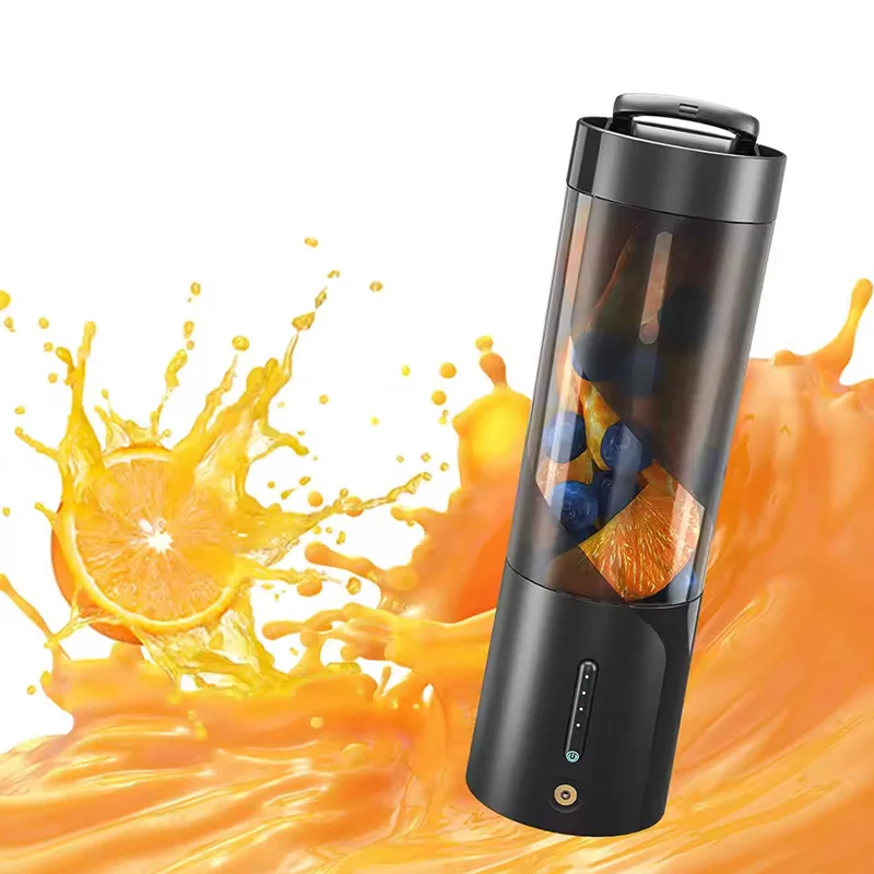 

Портативная электрическая соковыжималка, зарядка через USB, скрытая ручка, блендер для фруктовых молочных коктейлей, лезвие из нержавеющей стали, для домашнего использования