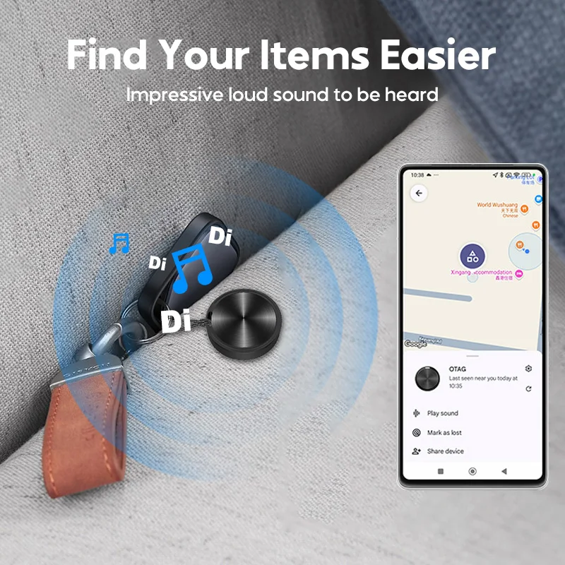 محدد موقع تعقب Android الذكي - جهاز تتبع لاسلكي متوافق مع جهاز Google Find My Device #5