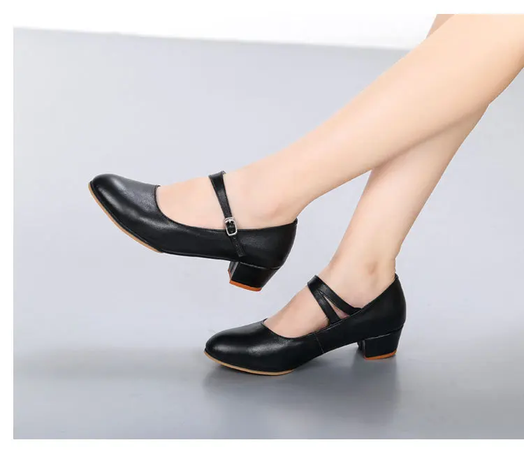 Ballroom dance shoe women standard dance shoe women practise latin Dancing Shoes Soft Outsole Professional tango shoes women 4