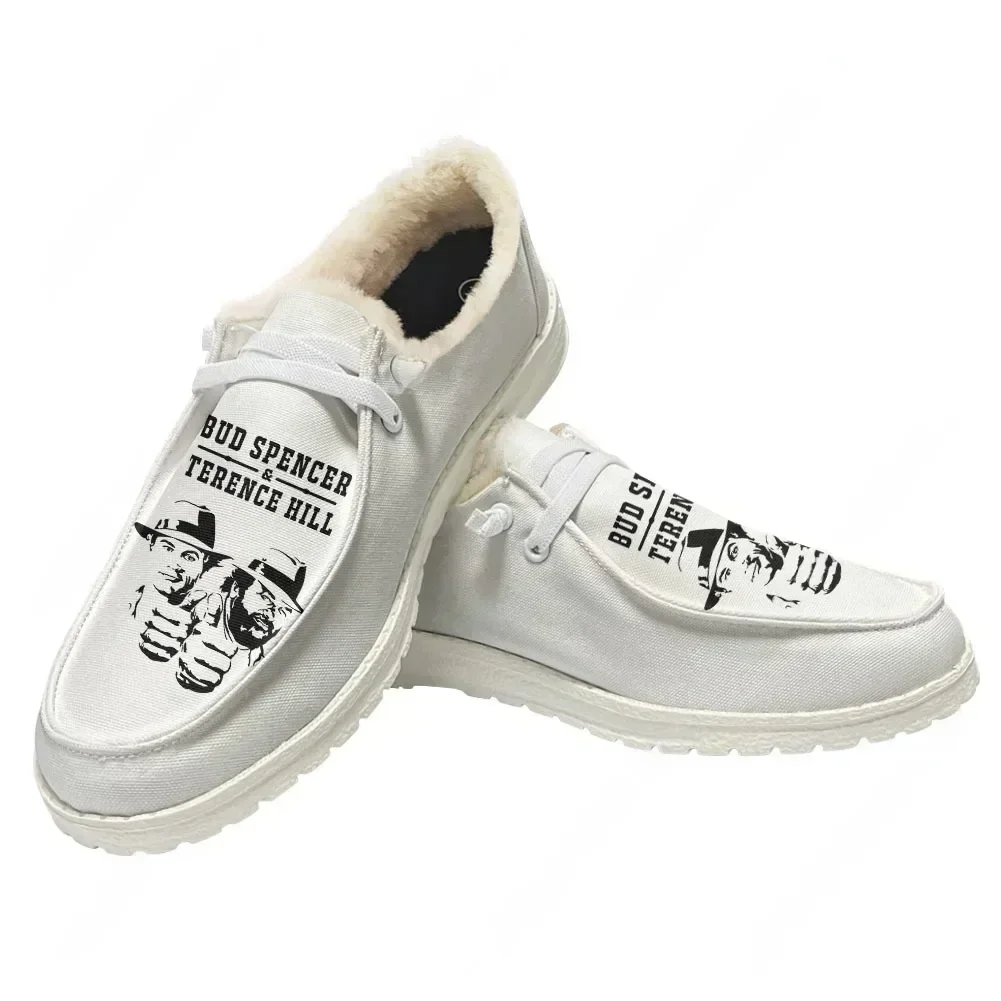 Bud Spencer Terence Hill Casual Shoes Plush Flat Shoe Men Woman Breathable Casual Outdoor Lightweight Footwear Customized Shoe