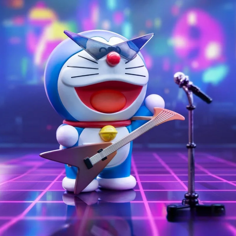 Hot Echt 52toys Doraemon Blind Box Concert Robot Kat Pop Meisje Speelgoed Figuur Ornament Verjaardag Kerstcadeau Speelgoed