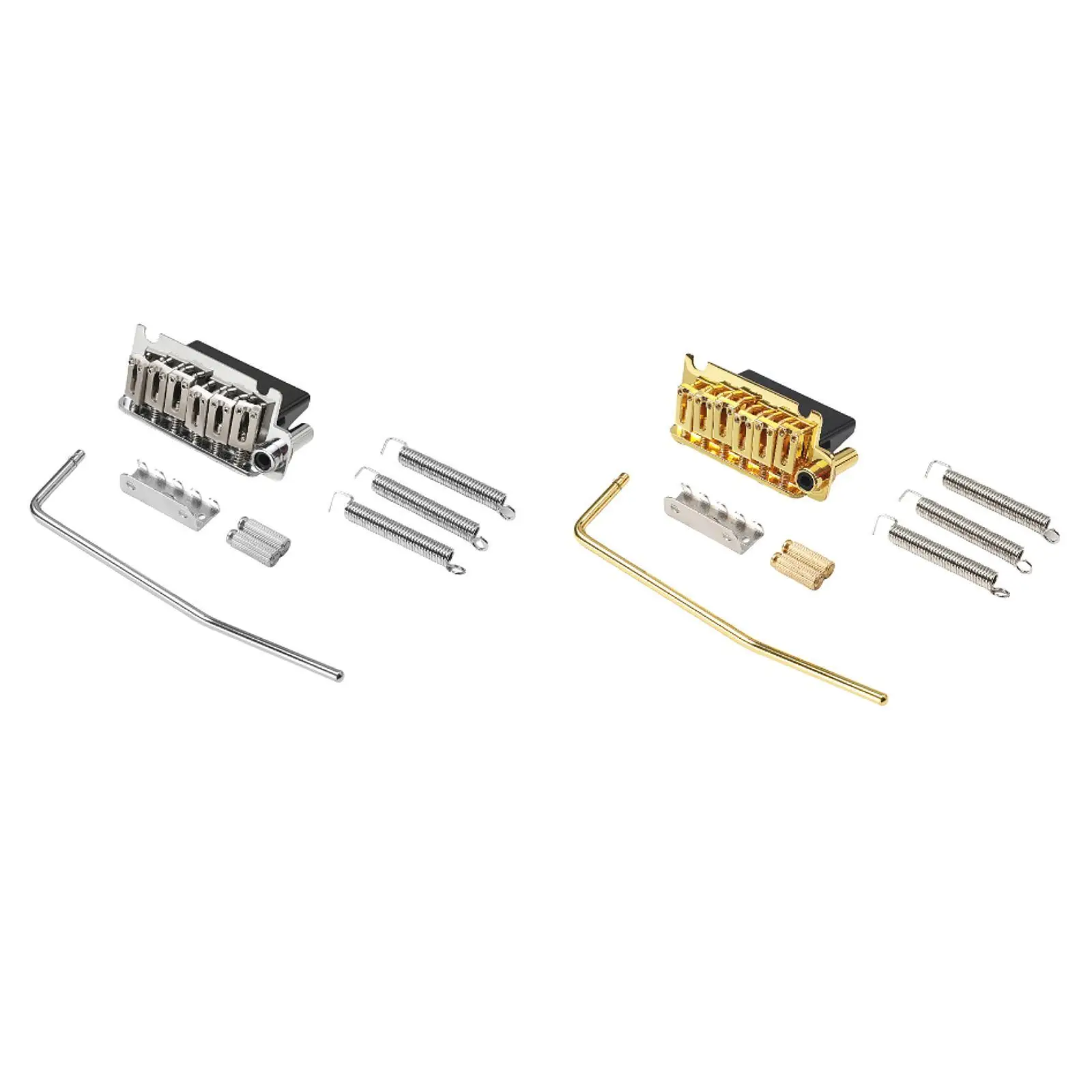 

2-точечный мост тремоло для электрогитары, регулируемый металлический гитарный мост, комплект, аксессуары для обновления музыкальных инструментов