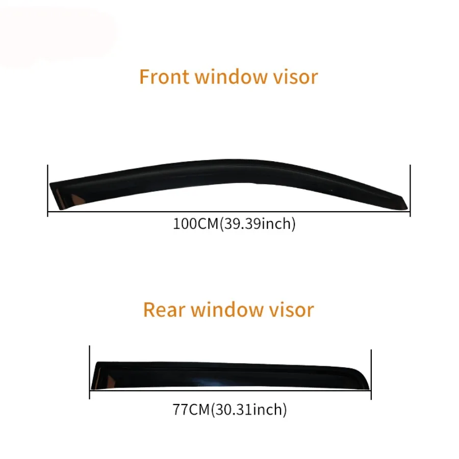Applicable to Mitsubishi Outlander 2006-2012 Window Deflectors Rain Guards Sun Visors Window Visors Vent Rain