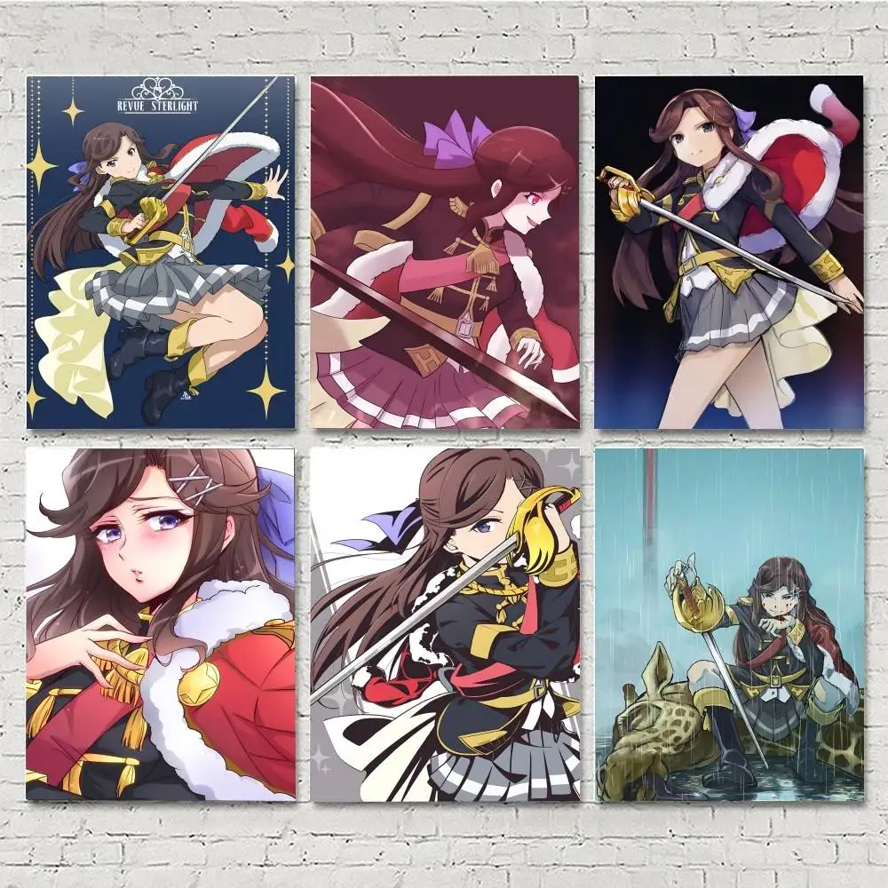 

Постеры с изображением аниме-девушки R-Revue S-Starlight Maya Tendou, HD-печать, винтажный настенный декор для дома, кабинета, учебной комнаты