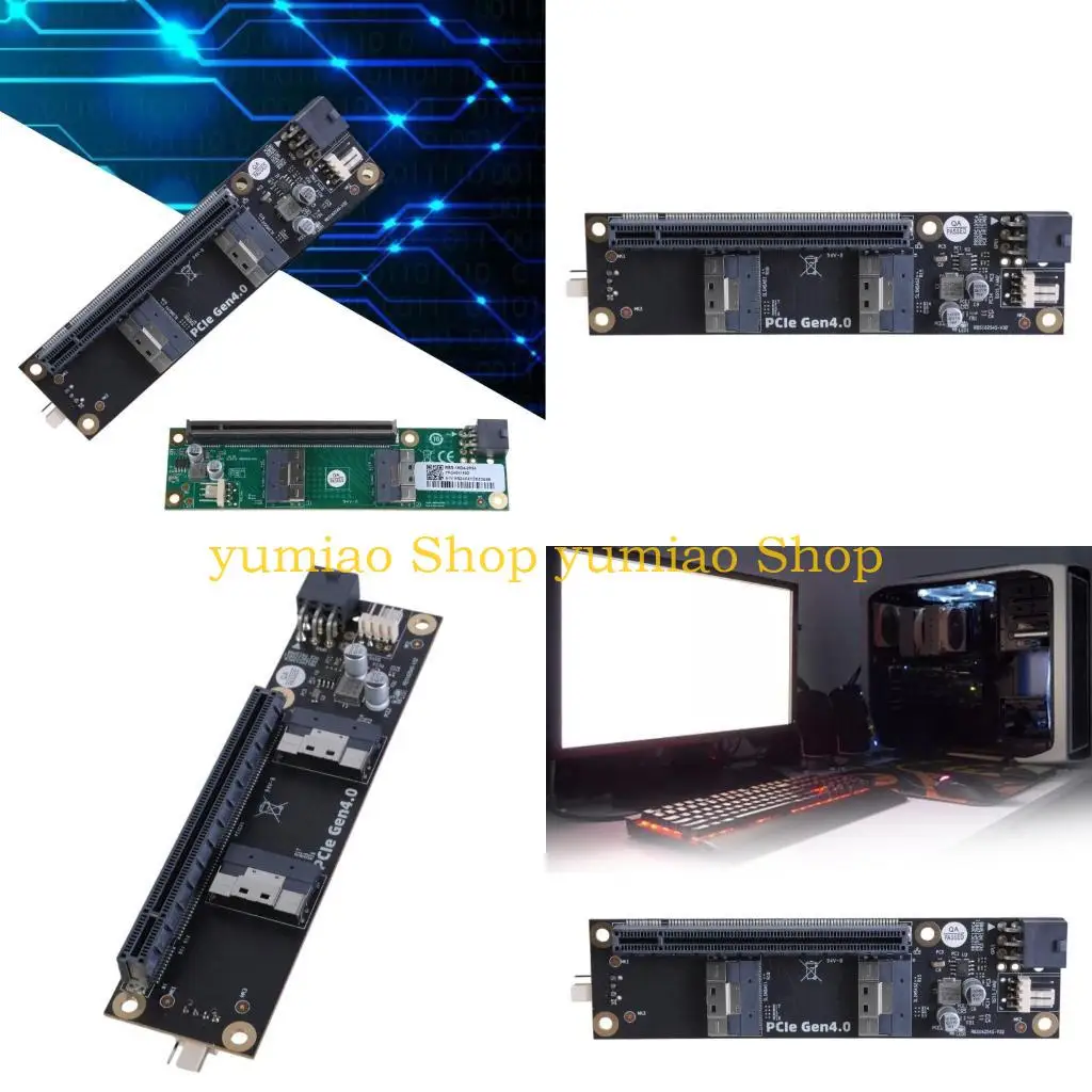 587B Expansion PCIe4.0 to SFF 8654 Improved Data Transfer
