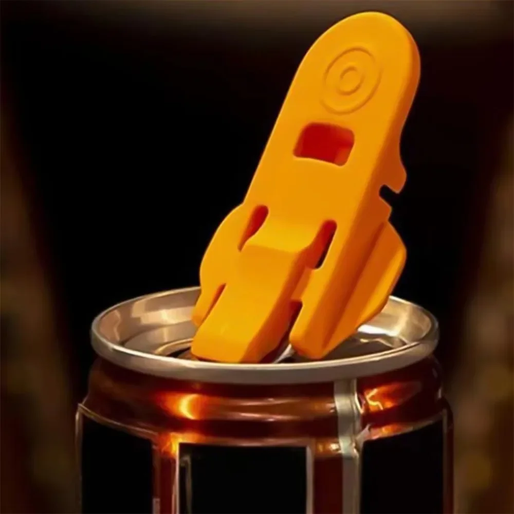 New Color Manual Easy Can Opener, Premium Plastic Shields Tab Openers, Leakproof Soda Can Lids Soda Can Cover Wine Accessories