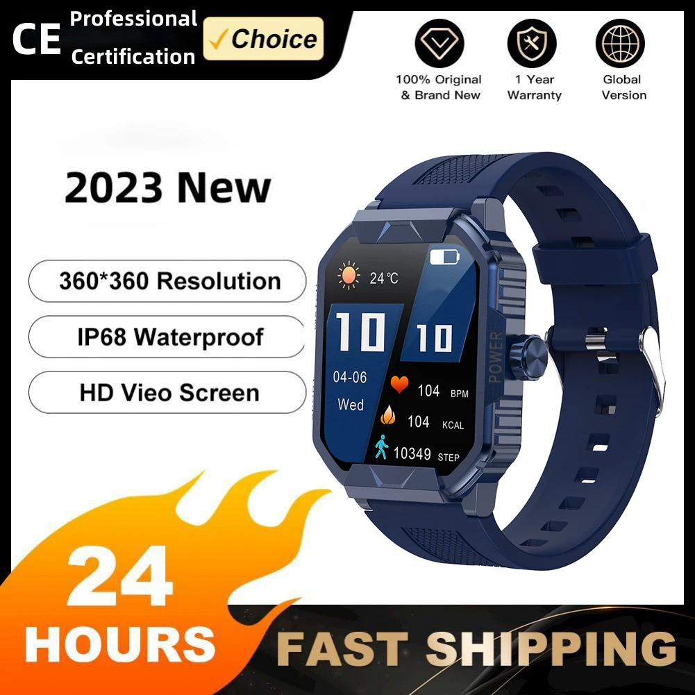 2023 NEW NFC Smartwatch Men Women Fashion Electronic Wristwatch For Android IOS Bluetooth Web Phone Heart Sport Smart Watch