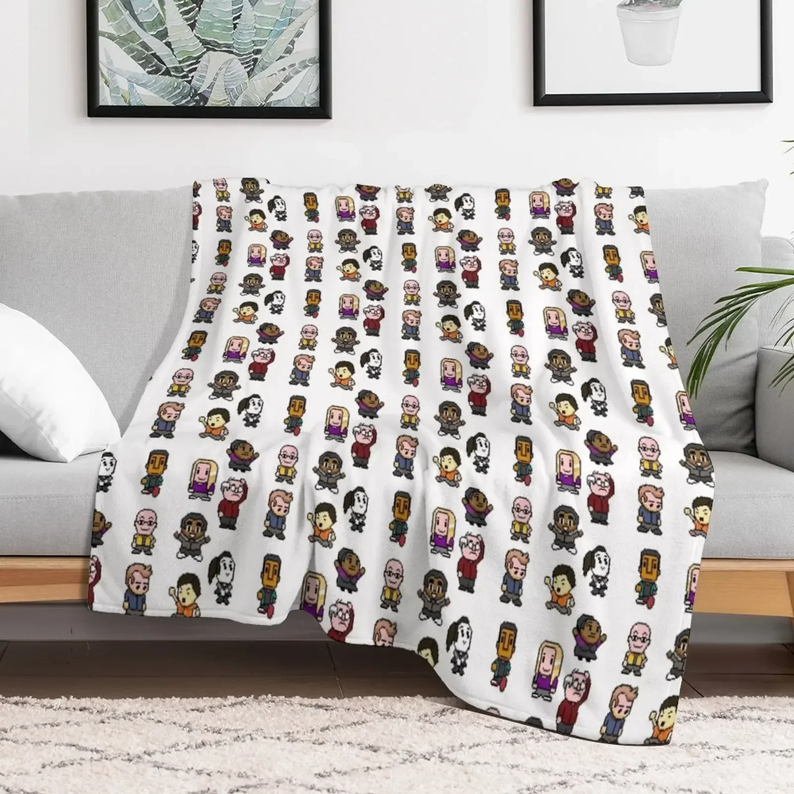 

community bit character Throw Blanket for babies blankets and throws Blankets for winter halloween Blankets