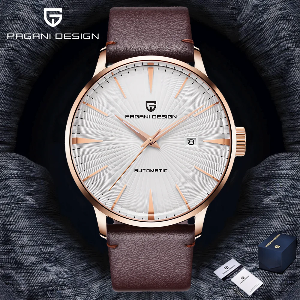 PAGANI Mechanical Watch Men's Fashion Waterproof Steel Strip Watch