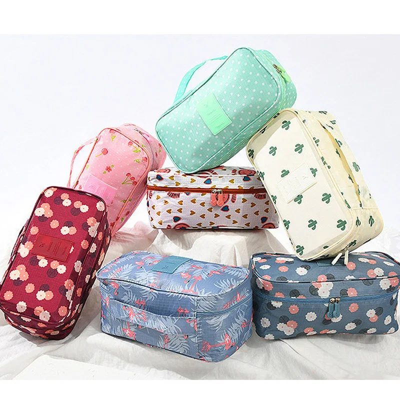 2022 New Travel Bra Bag Underwear Organizer Bag Cosmetic Daily Toiletries Storage Bag Women\'s High Quality Wash Case Bag