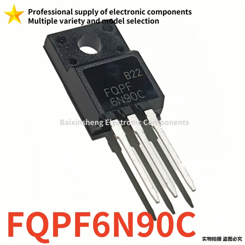 10PCS Brand new quality FQPF6N90C F6N90C FQPF6N90 TO-220F