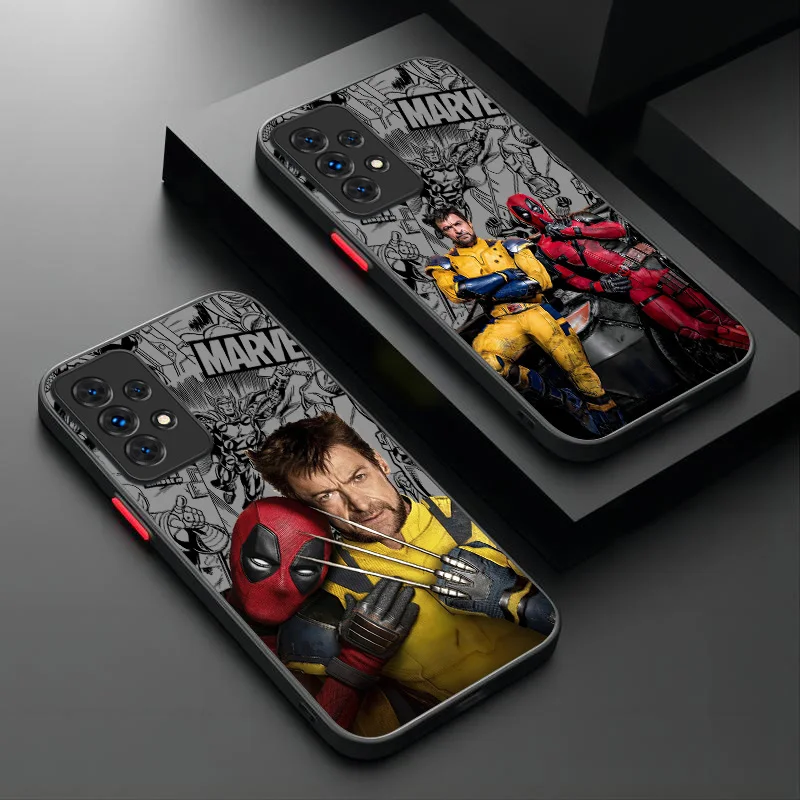 Marvel Deadpool Wolverine Case For Samsung Galaxy A54 A34 A24 A14 A13 A33 A53 A73 A23 A05 A05S A72 A52 A52S A32 A22 A12 A31 A51