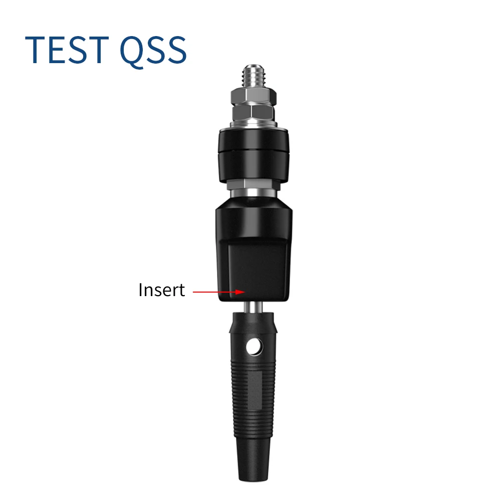 QSS 2PCS 4MM M6 Banana Socket Binding Post Banana Plug Jack Electrical Connector Terminal DIY Parts Q.50019