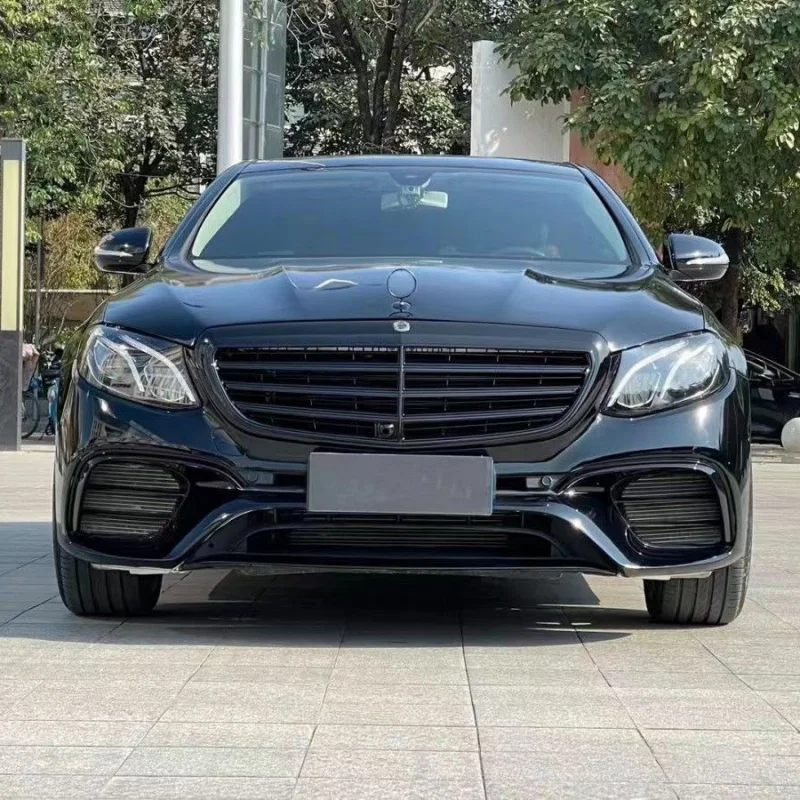 

Suitable for Mercedes-Benz E-Class W213 E260 E300 Modified E63 AMG Bumper Emblem Large Surround Brabus Front and Rear L