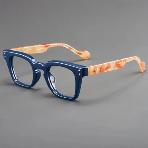 Imagen 2 del producto Gafas para presbicia de marca de lujo para hombres y mujeres, gafas de lectura a la moda con marco grande, nuevas gafas Retro antiluz azul, montura de bloque de Color