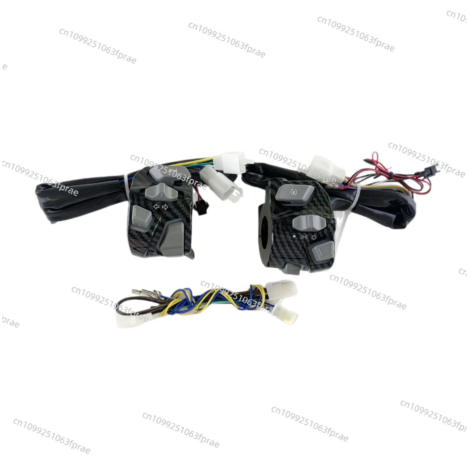 Water transfer imitation carbon fiber snakeskin universal with lamp seat switch