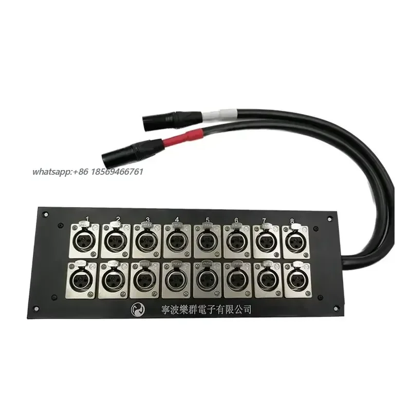 2026 20-Way Recording Studio Dedicated XLR Junction Box - 20 Position XLR Wall Crossing Sound Box and Wall Crossing Panel