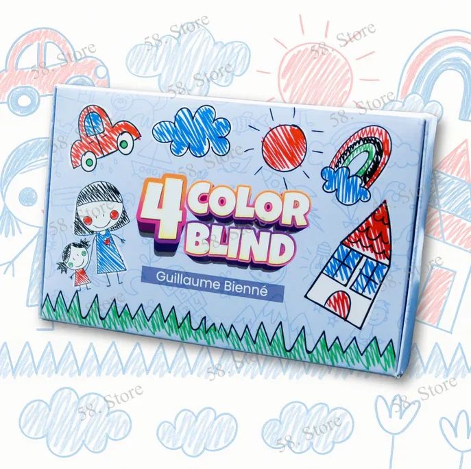 4 Color Blind By Guillaume Bienné Magic tricks ( 58 Store Download )