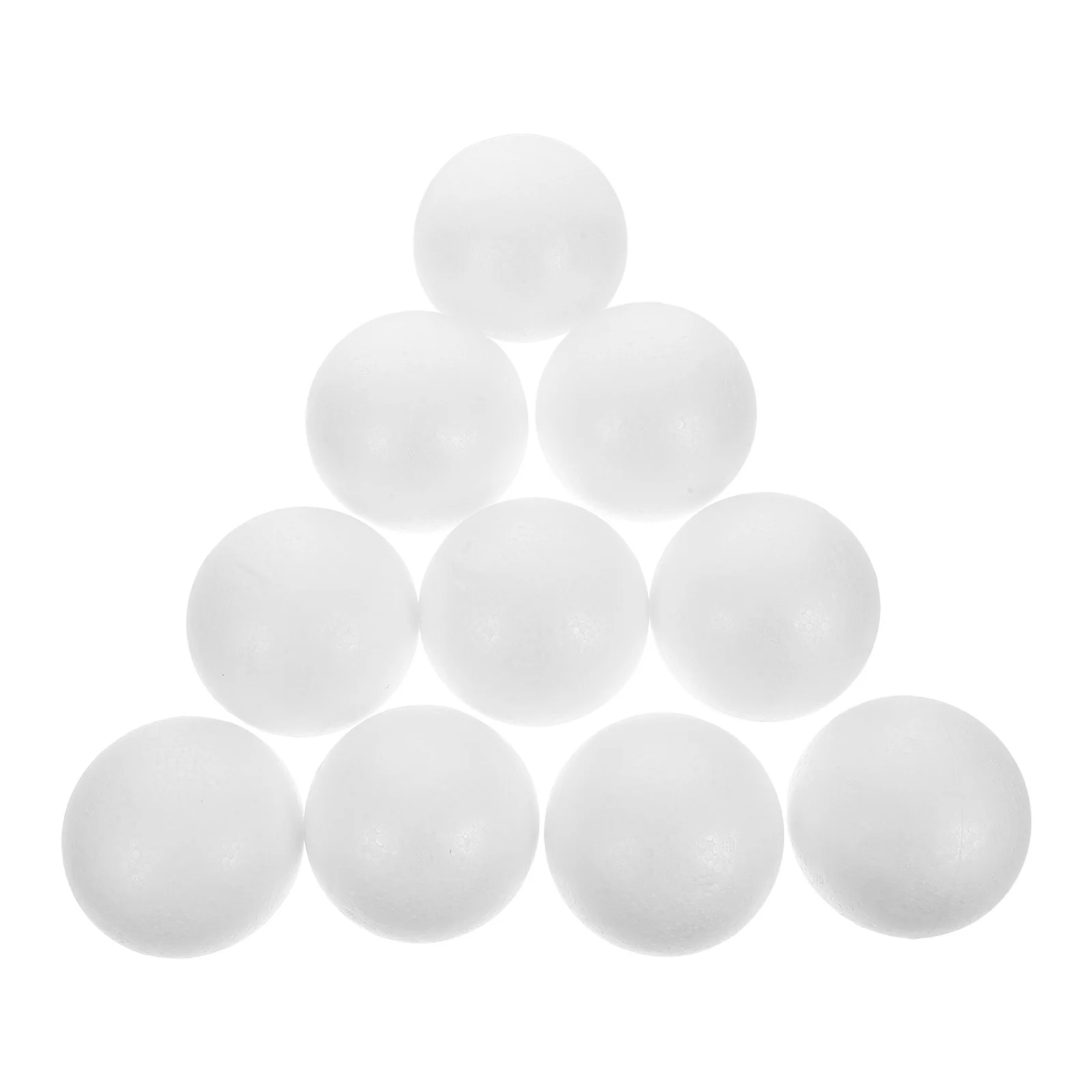 

10 Pcs Polystyrene Balls for Crafting Christmas Decoration Party Bean Bag Filler Hollow Sphere