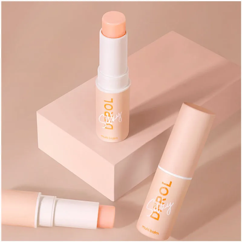 DEROL  High Quality4 Colors Long-lasting Moist Multi-Purpose Face Balm Mint Water Replenishing Stick Heat Moisturizing Stick