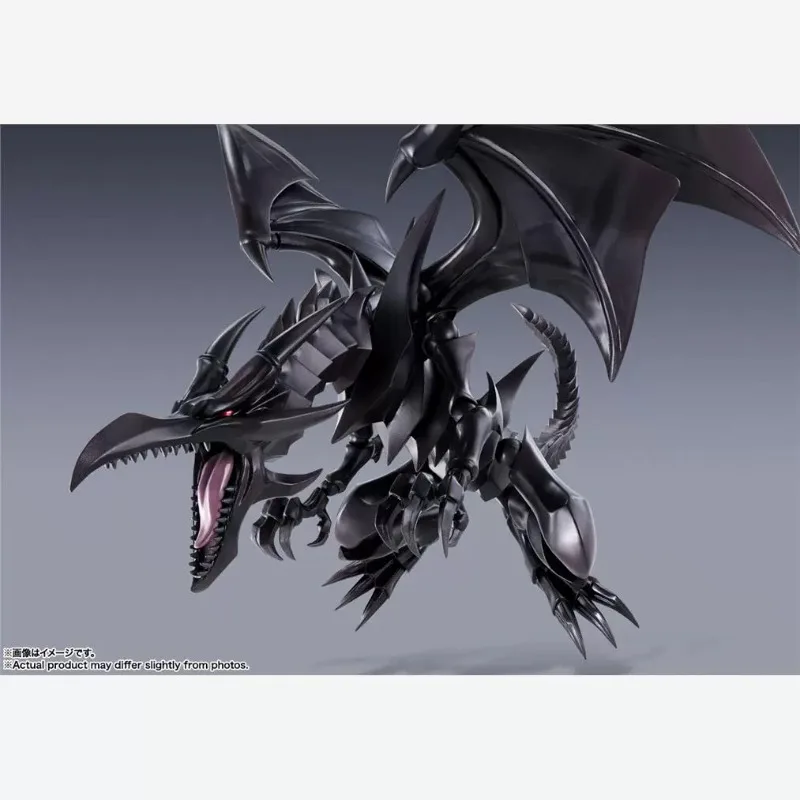 Bandai-figuras de acción originales de S H Monster Arts, Robot Spirit, Duel Monsters, ojos rojos, dragón negro, Anime, juguetes para niños y niñas, regalo para niños