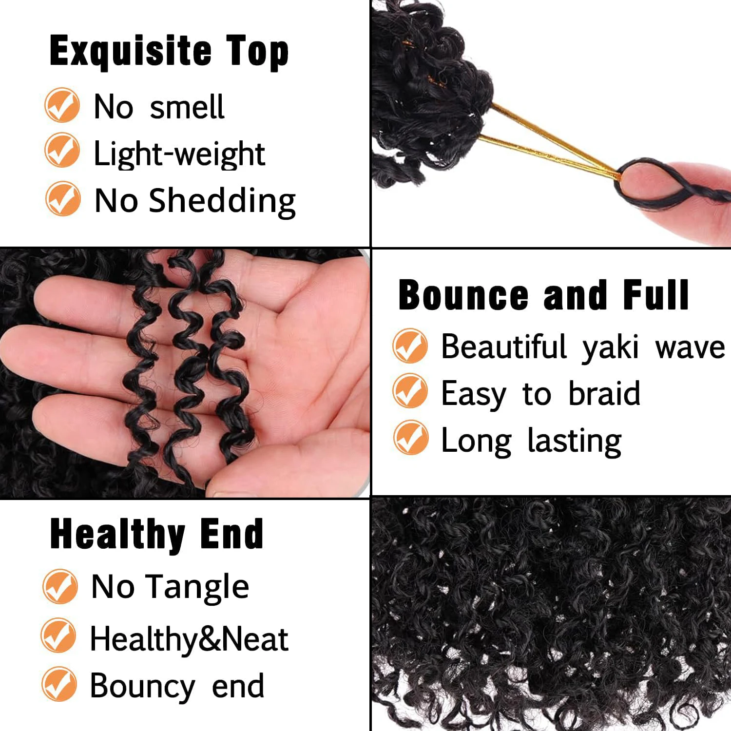 Волосы Yanky Twist Вязание крючком 1-6 упаковок 24 пряди/шт. Предварительно скрученные синтетические волосы Passion Twist Вязание крючком Весенние волосы Twist Вязание крючком