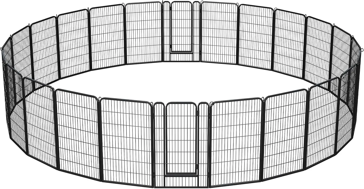 Yaheetech Dog Playpen Outdoor, 24 Panel Dog Fence 47