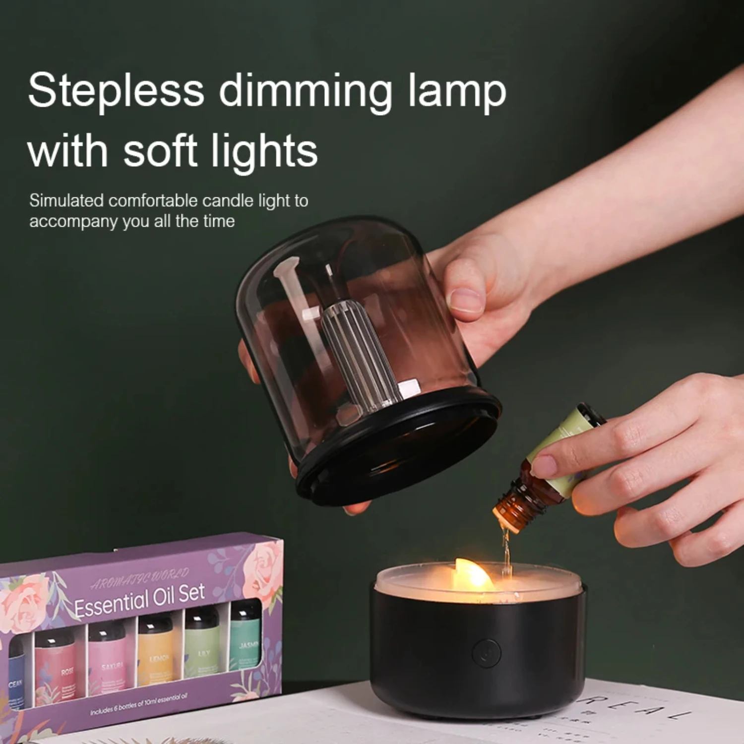 New Fragrant Mini USB Aromatherapy Essential Oil Diffuser with Ultrasonic Air Humidifier for Bedroom Use