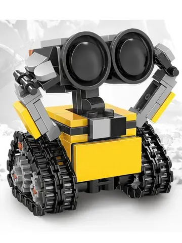 Classic Movie Mini Robot MOC Building Blocks Model DIY Bricks Kits Creative Toys for Kids Children Adult Gifts