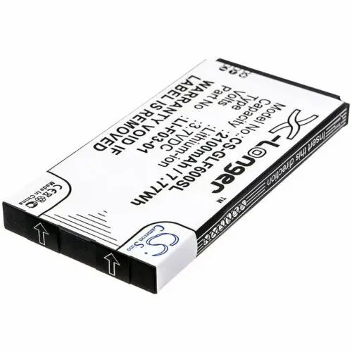 2100mAh バッテリー ゴルフバディ DSC-GB600、GB3-PT4、プラチナ 4;PT4、P/N:LI-F03-01