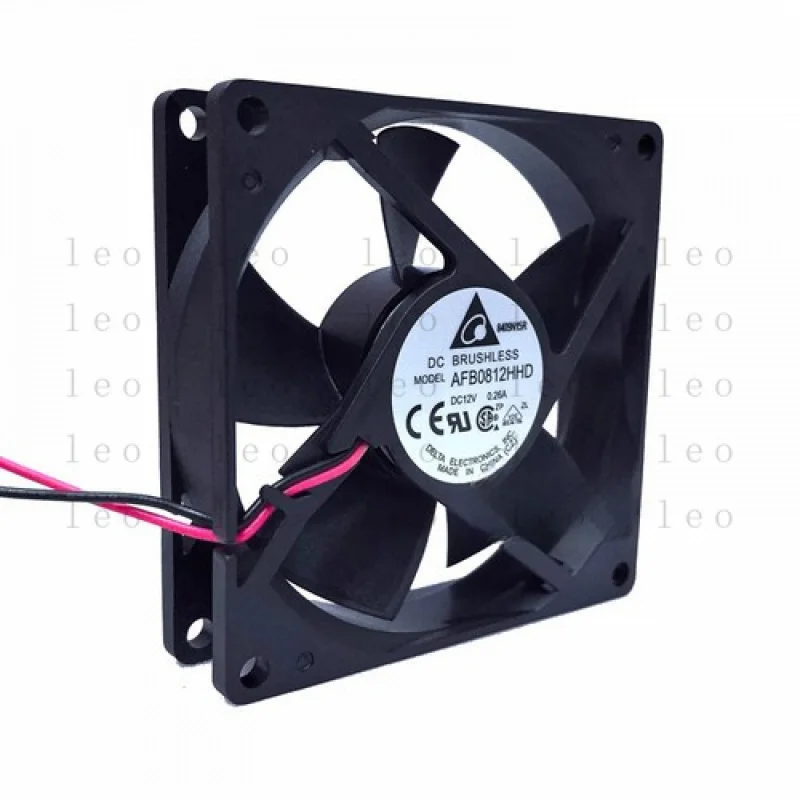 

FF AFB0812HHD DC12V 0.26A 8020 8CM 2-Wire Cooling Fan #F18