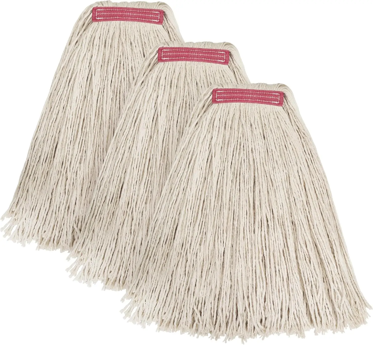 

Сменные насадки для швабры из прочного хлопка, 24 унции, 3 штуки в упаковке, для универсальных держателей, идеально подходят для дома и коммерческого использования