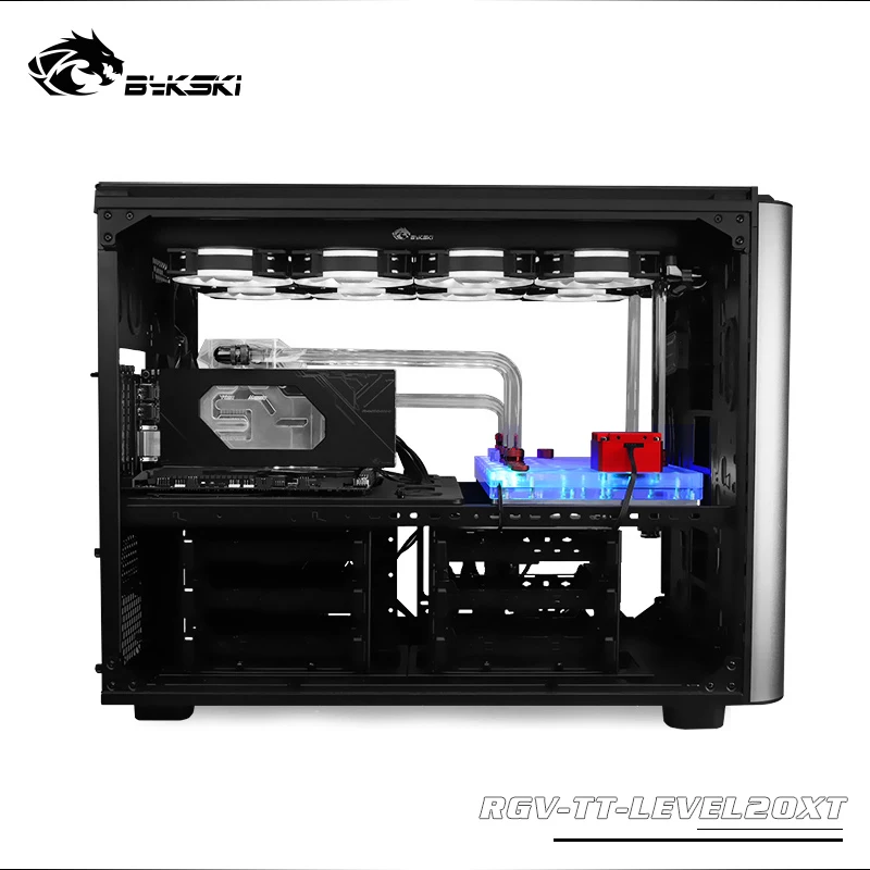 

BYKSKI Acrylic Waterway Board use for TT LEVEL20XT Computer Case / Water Channel Solution for CPU and GPU Block / 3PIN RGB Light