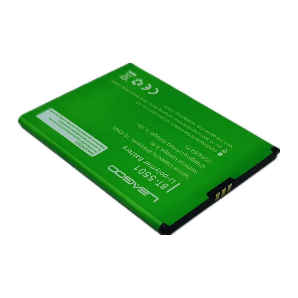 New BT5501 2850mAh Original Battery For LEAGOO M9 M 9 M10 M 10 BT-5501 BT5501 Smart Mobile Phone Batterie Bateria