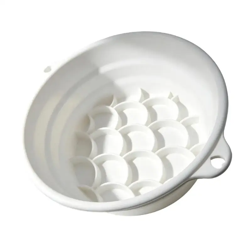 E8BD Durable Bending Freezing Tray Multipurpose Household Dish Simple To Wash
