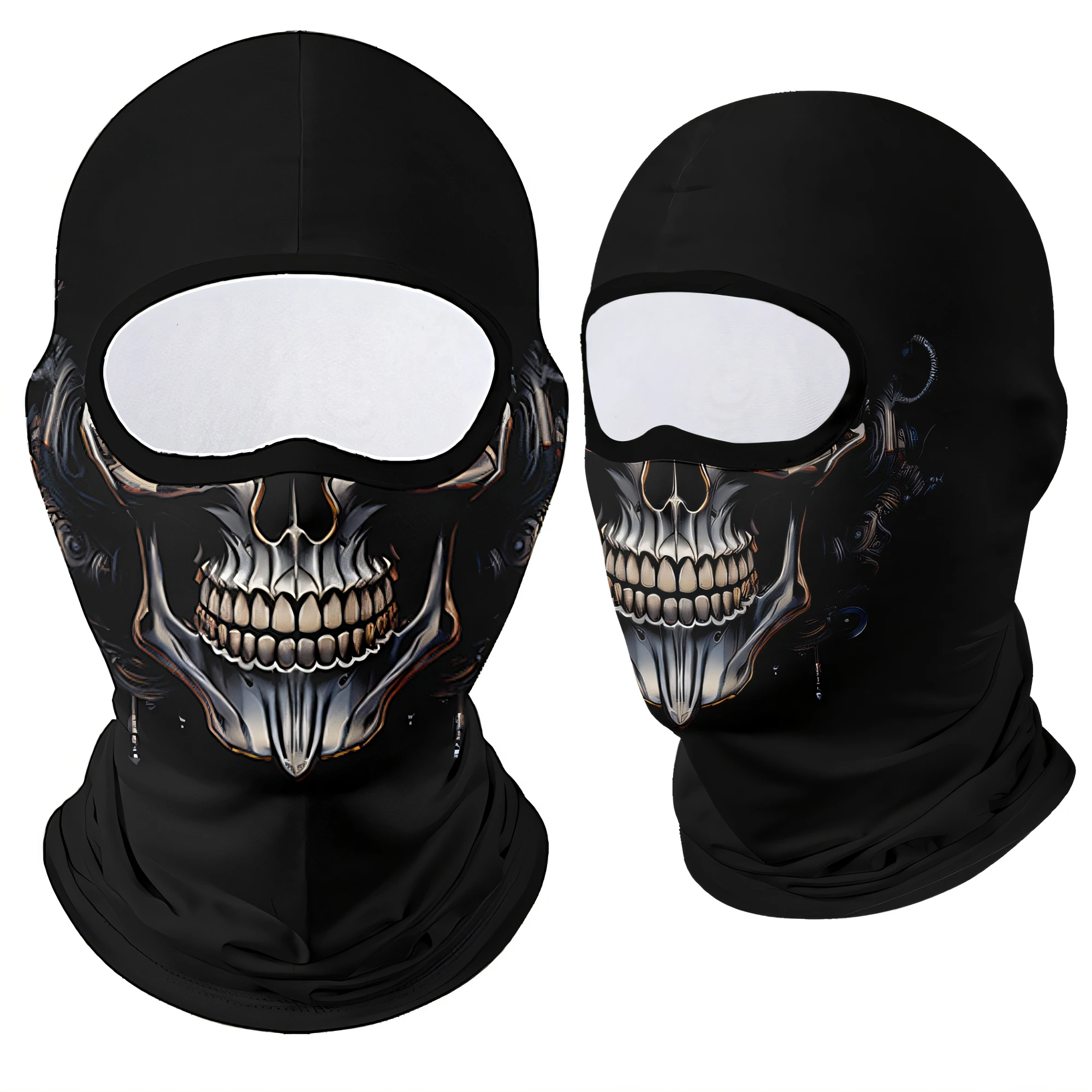 Cagoule de protection solaire en fil de glace pour l'extérieur, masque complet pour moto, pêche, couvre-visage, couvre-chef de vélo, cyclisme