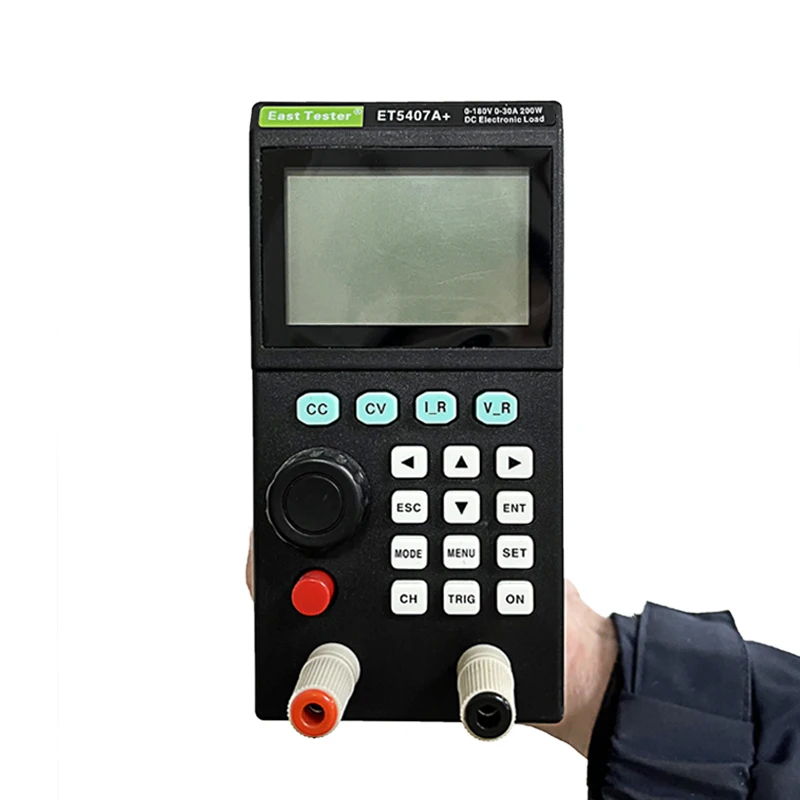 East Tester Programmable DC Electronic Load Meter 200W 1mV/1mA Professional Battery Tester for CC,CV,CR,CP Basic Measure Alarm