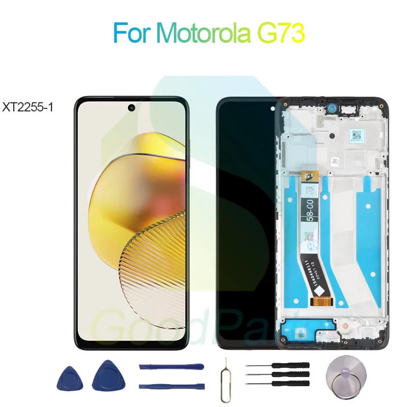 

For Motorola G73 Screen Display Replacement 2400*1080 XT2255-1 G73 LCD Touch Digitizer