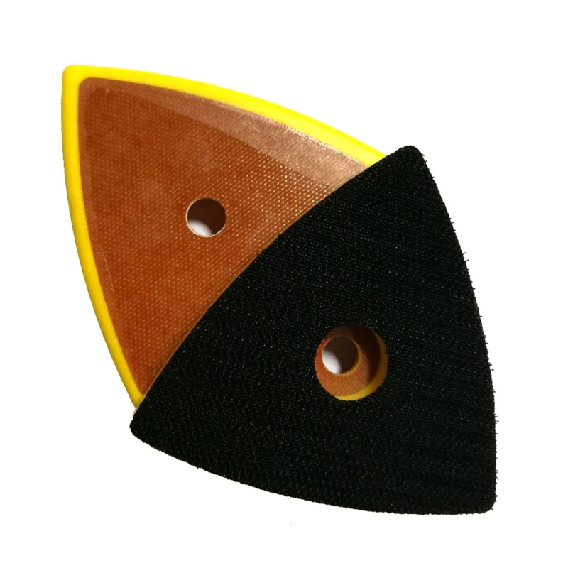 Triangular Sanding Disc Self-Adhesive Polishing Disc with Center Hole Grinding for Angle Grinder Die Grinder Surface