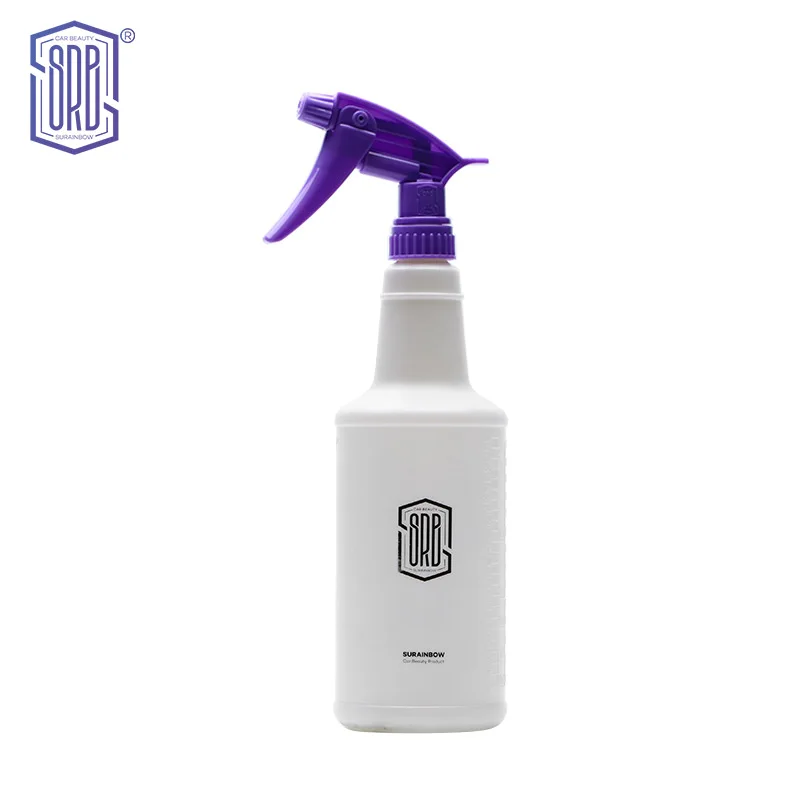 Auto Ultrafijne watermist Cilindrische spuitfles HDPE Chemisch bestendige spray Auto Wash Gieter, Heavy Duty spuitfles - afbeelding 1