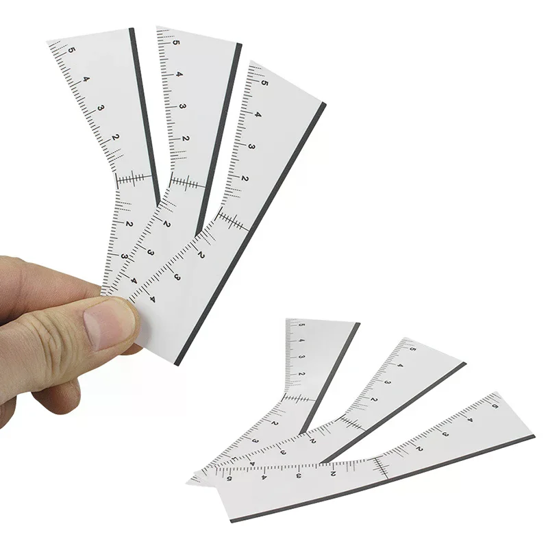 Règle à sourcils jetable, autocollant auto-adhésif, Guide de Position de tatouage, maquillage Permanent, pochoirs de cartographie, outil, 20/25 pièces