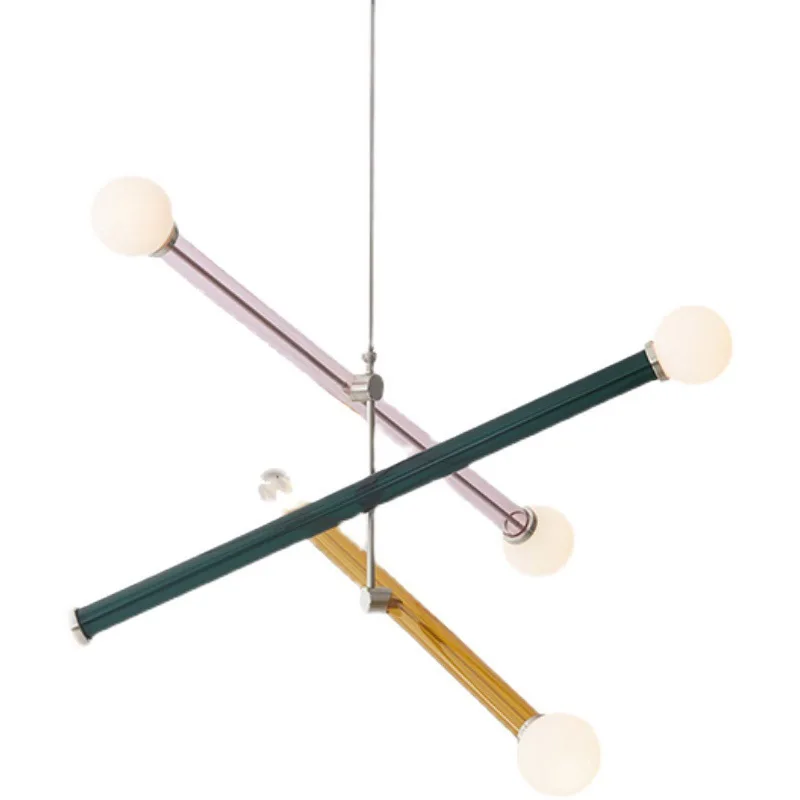 New Children's Room Light, Nordic Red Pendant Light, Study Room, Modern Creative Bedroom, Minimalist Design, Female Room