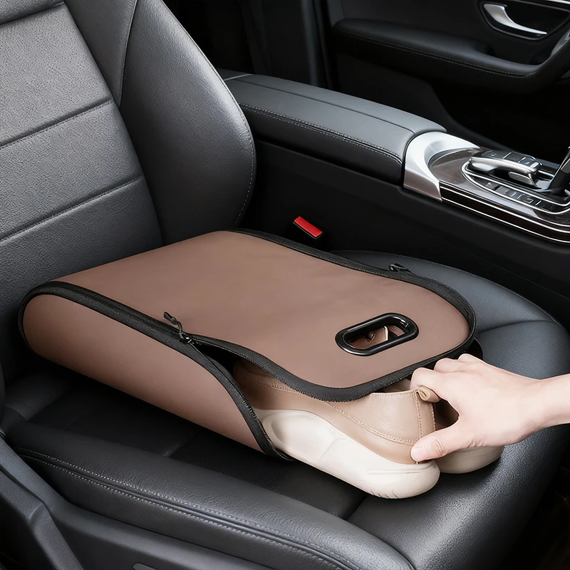 

Universal Car Shoe Organizer Box, Foldable Storage Box, Auto Car Accessories for Men Women, Multi-Functional Car Organizer