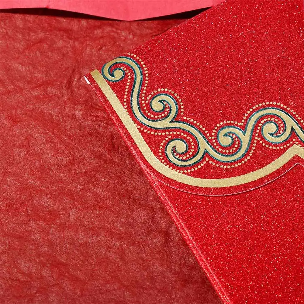 

2pcs Chinese Style New Year Red Envelope with Tassels Vintage Luck Money Envelopes Large Size Red Red Pocket Chinese New Year