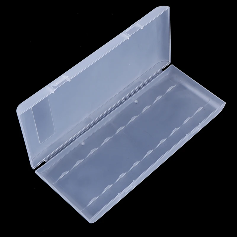 1 Piece Household 10 Grids Transparent 18650 Battery Storage Case Box Organizer Holder For 18650 Batteries