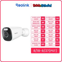 Reolink Argus 4K 8MP Solar/Battery Dual Band WiFi Security Camera Color Night Vision Outdoor Wireless IP66 Waterproof IP Camera