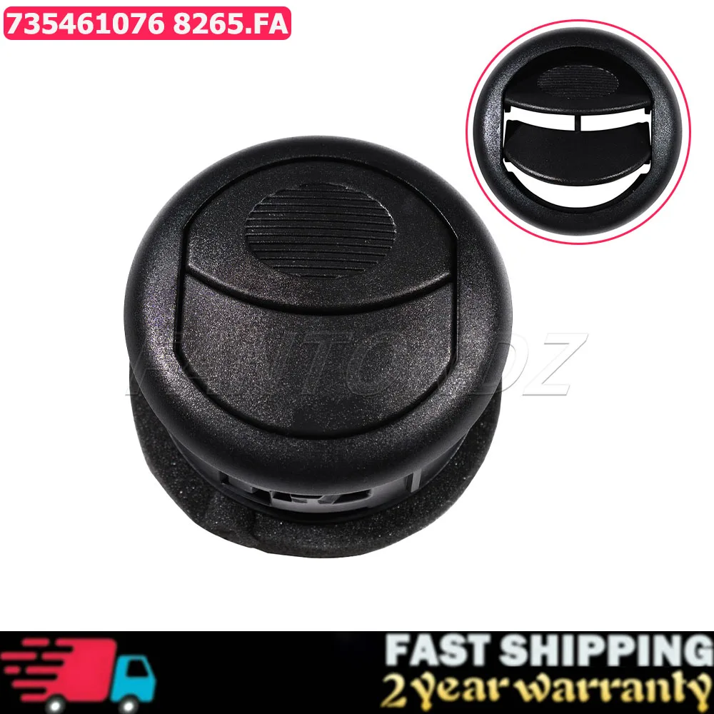 Car Ventilation Grill Cover Mouth Air Vent Cabin 735461076 For Fiat Fiorino Citroen Nemo Peugeot Bipper 8265.FA 8265JJ 735460869