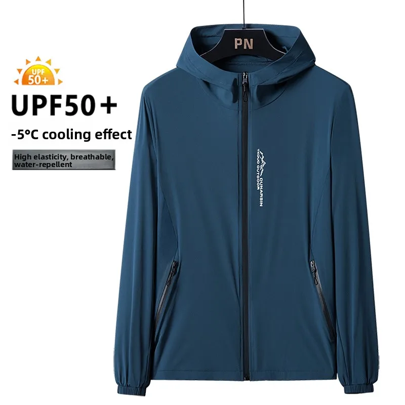 ملابس رجالية خفيفة الوزن من الحرير الجليدي للحماية من الشمس والأشعة فوق البنفسجية، مناسبة للصيد والأنشطة الخارجية، مريحة وذات...