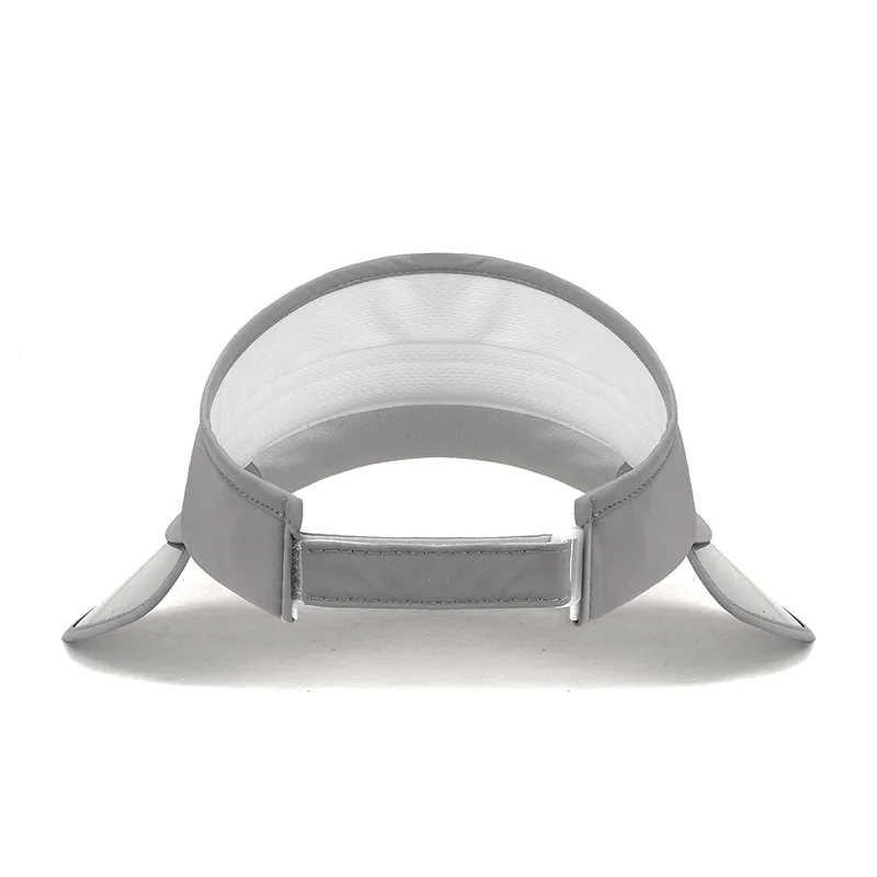 Summer Empty Top Sun Hat Adjustable Retractable Brim UV Protection Visor Cap for Men Women Golf Running