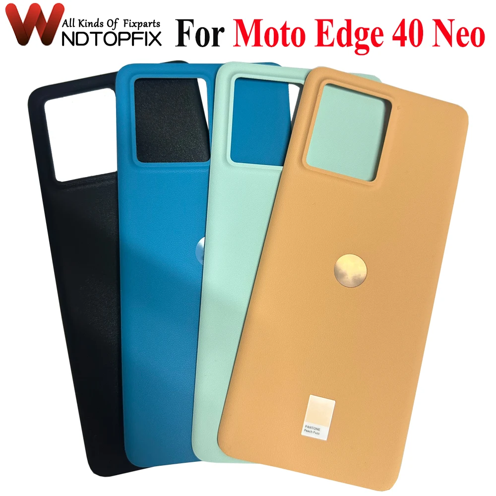 6.55\'\' For Motorola Edge 40 Neo XT2307 Battery Cover Door Back Housing replacment For Moto Edge 40 Neo Battery cover